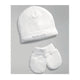 Mamas & Papas Hello World Hat & Mitts - MPSS432AF6