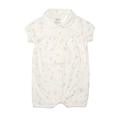Mamas & Papas Ditsy Collar PJ Romper - MPSS536F1T