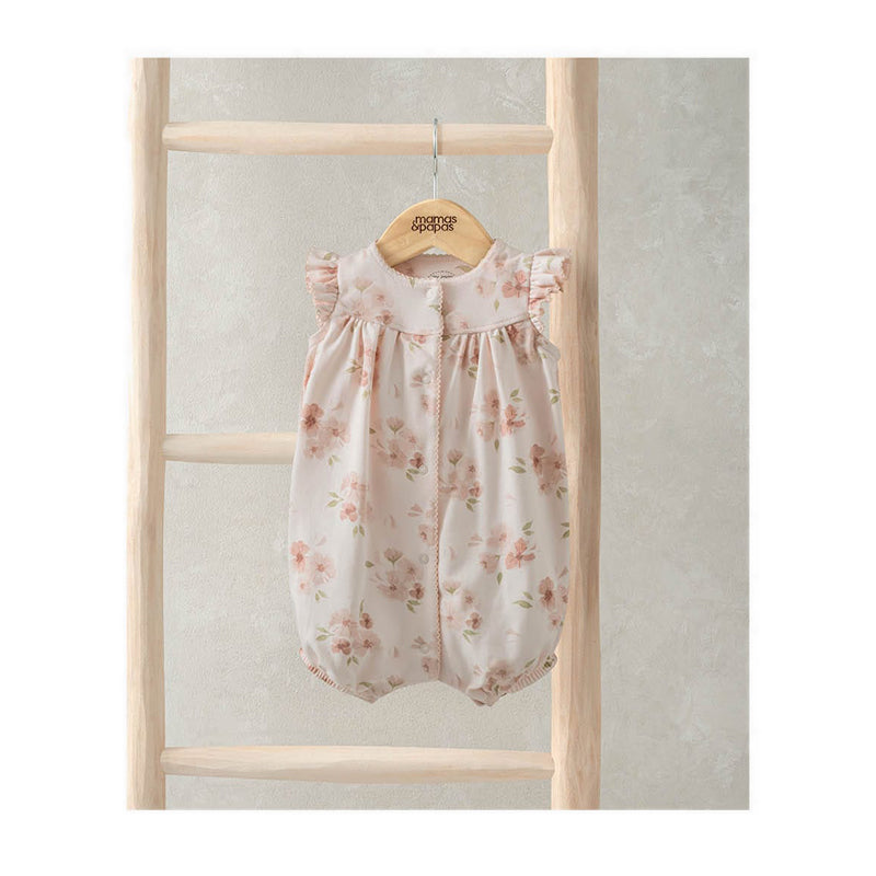 Mamas & Papas Floral Shortie Romper - MPSS536J3Z