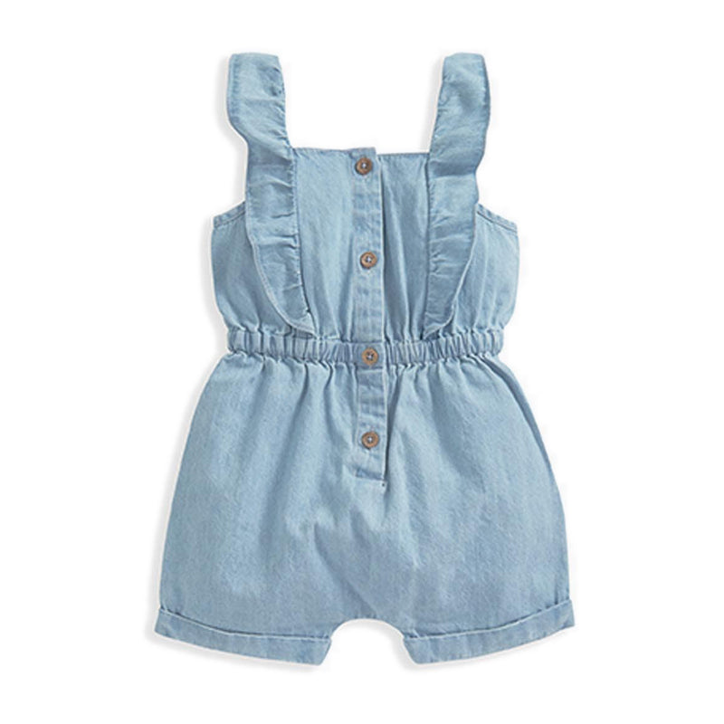 Mamas & Papas Chambray Playsuit - MPSS536VX1