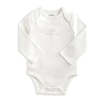 Mamas & Papas Bunny Sleepsuit Bodysuit & Hat - MPSS685H1R