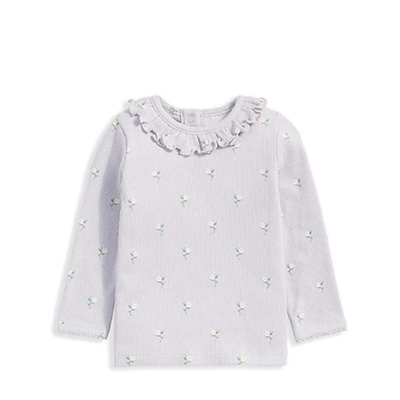 Mamas & Papas Floral Long Sleeve T-Shirt - MPSS81MB9Z