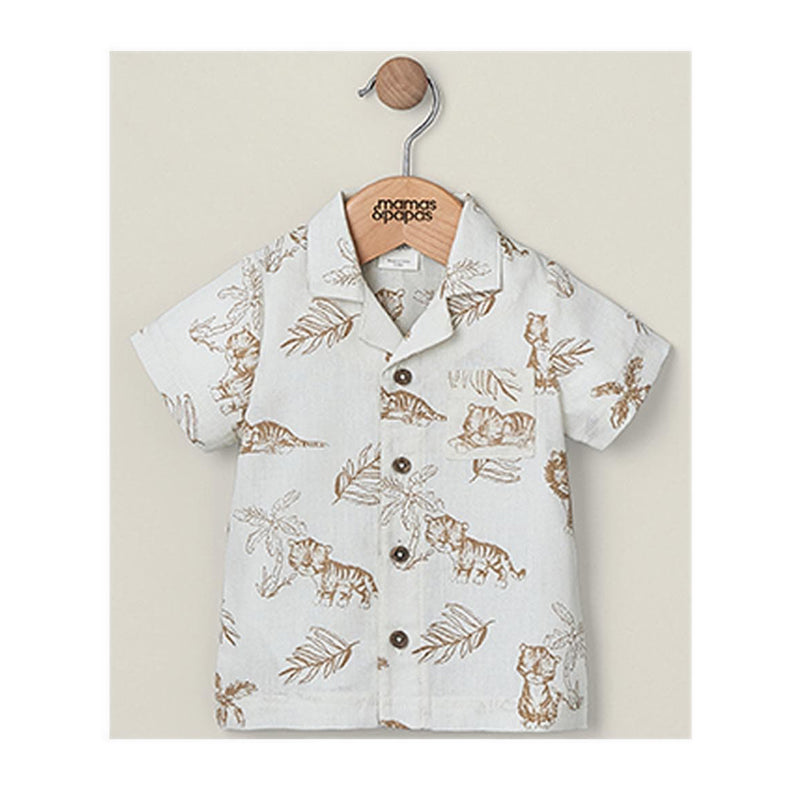 Mamas & Papas Jungle Linen Shirt - MPSS826C5Z