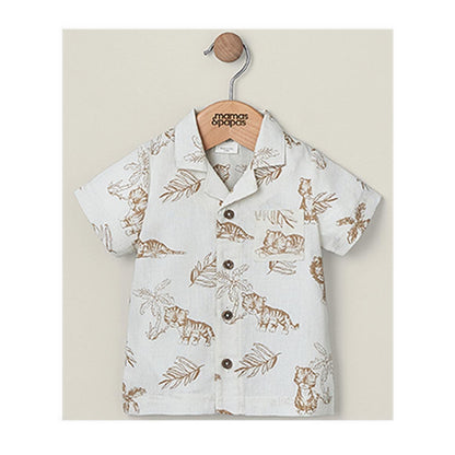 Mamas & Papas Jungle Linen Shirt - MPSS826C5Z