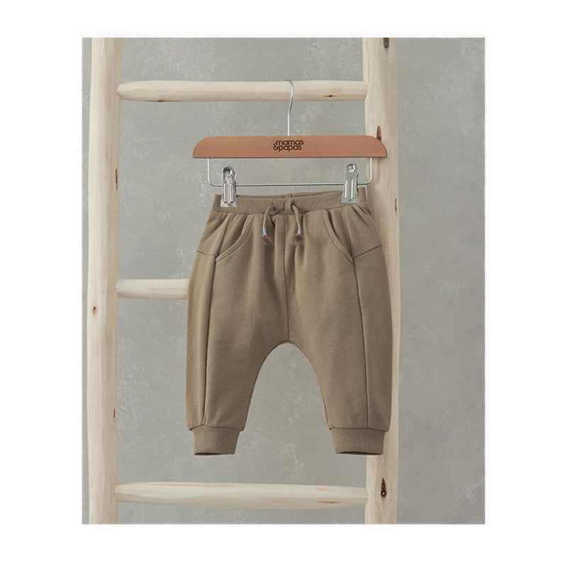 Mamas & Papas You Are Our Home Joggers - Taupe - MPSS84IC1W
