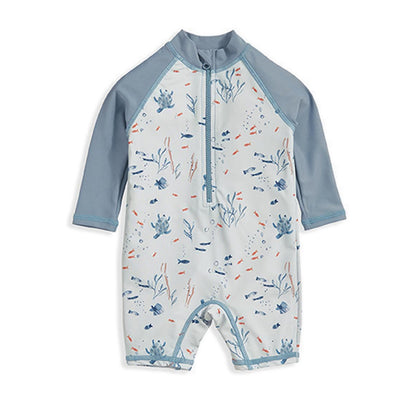 Mamas & Papas Long Sleeve Rashsuit Swimwear - Blue - MPSS93MC5O