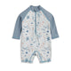 Mamas & Papas Long Sleeve Rashsuit Swimwear - Blue - MPSS93MC5O