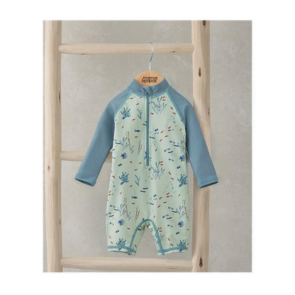 Mamas & Papas Long Sleeve Rashsuit Swimwear - Blue - MPSS93MC5O
