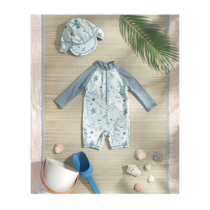 Mamas & Papas Long Sleeve Rashsuit Swimwear - Blue - MPSS93MC5O