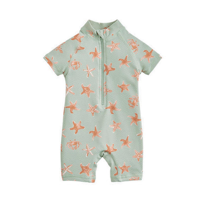 Mamas & Papas Star Fish All Over Print Rashsuit - MPSS93MJ2L