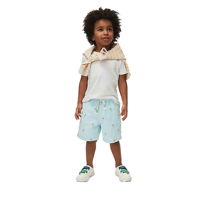 Marks & Spencer Pure Cotton Palm Tree Shorts  - MSP1873V-T88