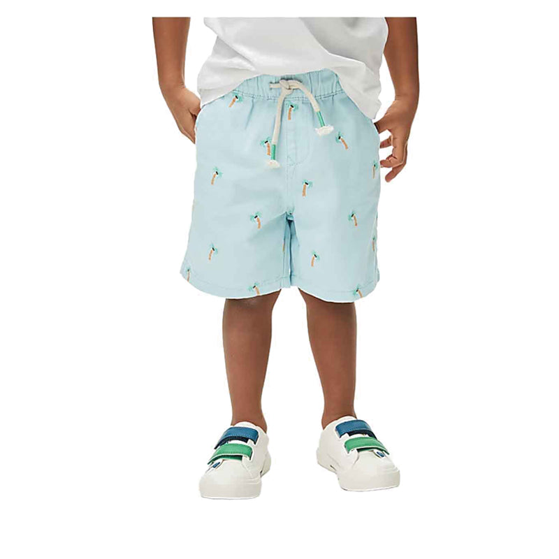Marks & Spencer Pure Cotton Palm Tree Shorts  - MSP1873V-T88