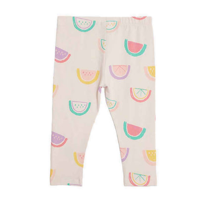 Marks & Spencer 2pk Cotton Rich Fruit Print Leggings  - MSP2272B-T78