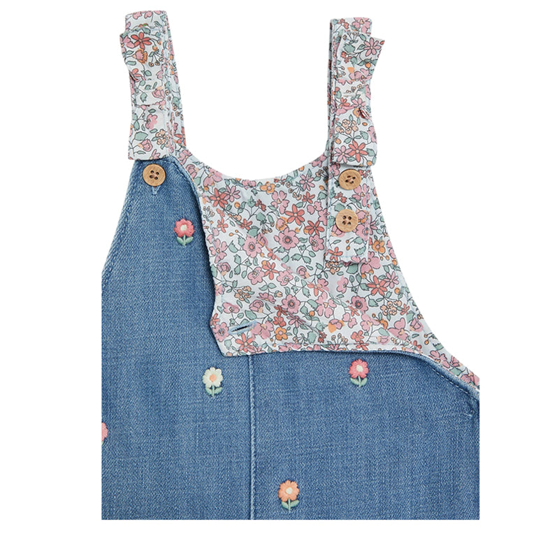 Marks & Spencer 2pc Cotton Rich Floral Outfit - MSP2299A-T78
