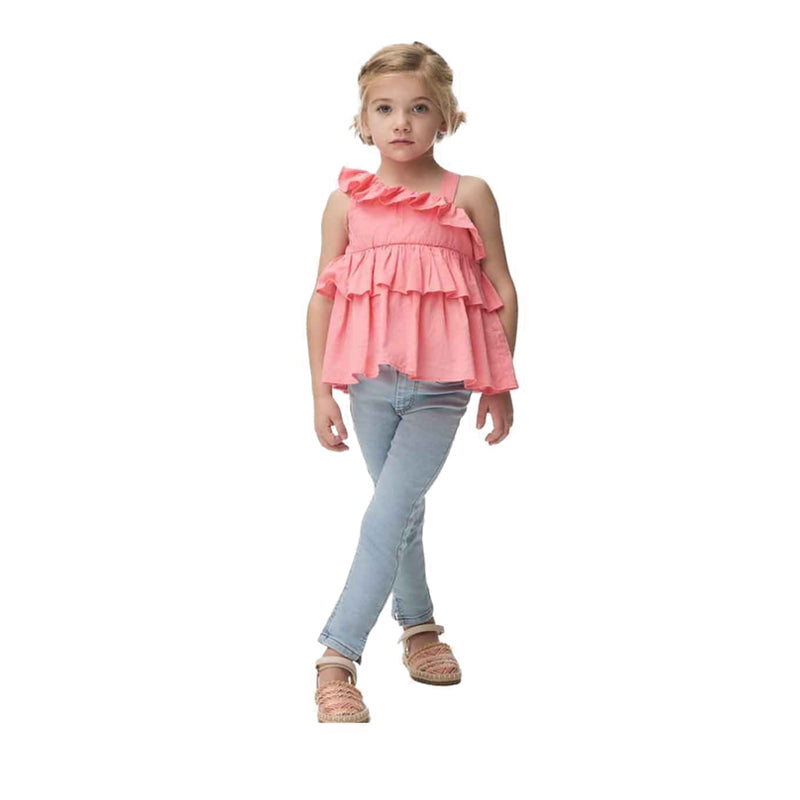 Marks & Spencer Pure Cotton Frill Blouse - MSP2304T-T77
