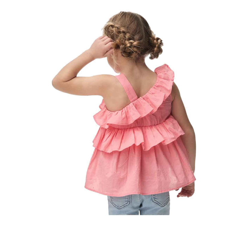 Marks & Spencer Pure Cotton Frill Blouse - MSP2304T-T77