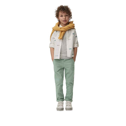 Marks & Spencer Cotton Rich Chinos Soft Green - MSP2601VT88C
