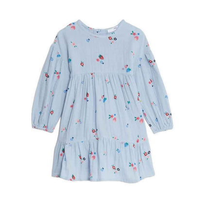 Marks & Spencer Pure Cotton Floral Tiered Dress - MSP3708T-T77