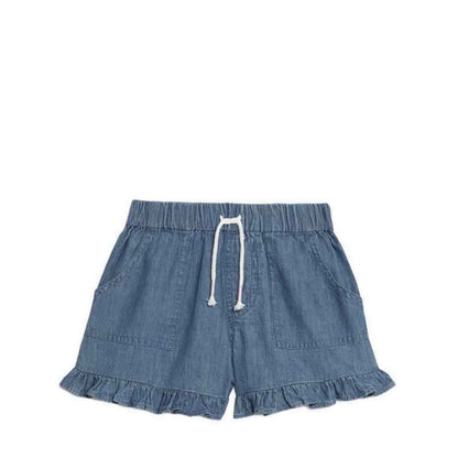 Marks & Spencer Pure Cotton Frill Shorts - MSP3794E-T77