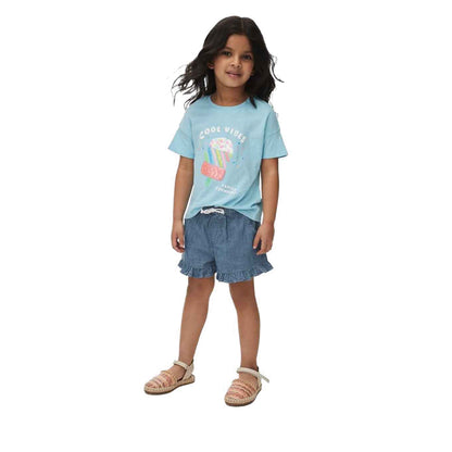 Marks & Spencer Pure Cotton Frill Shorts - MSP3794E-T77