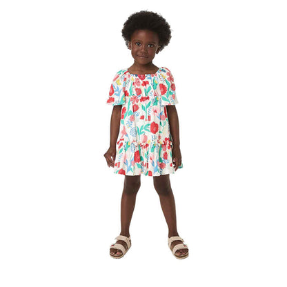 Marks & Spencer Pure Cotton Flower Print Dress - MSP3819ET77B