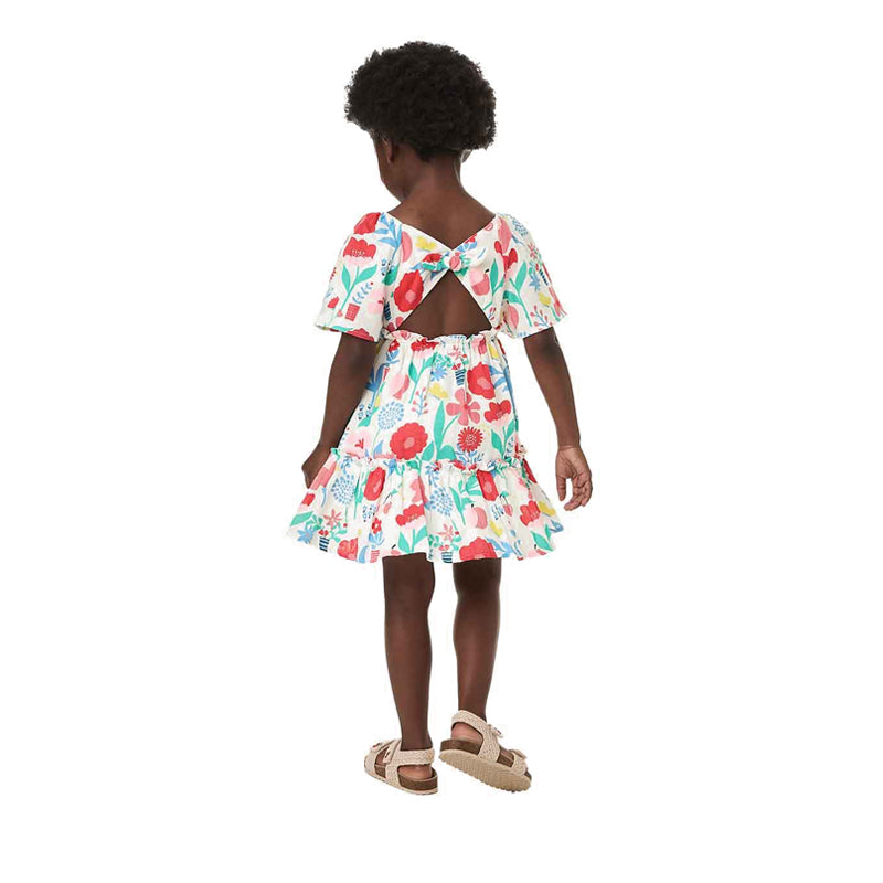 Marks & Spencer Pure Cotton Flower Print Dress - MSP3819ET77B