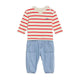 Marks & Spencer 2pc Cotton Rich Top & Bottom Outfit  - MSP4166A-T78