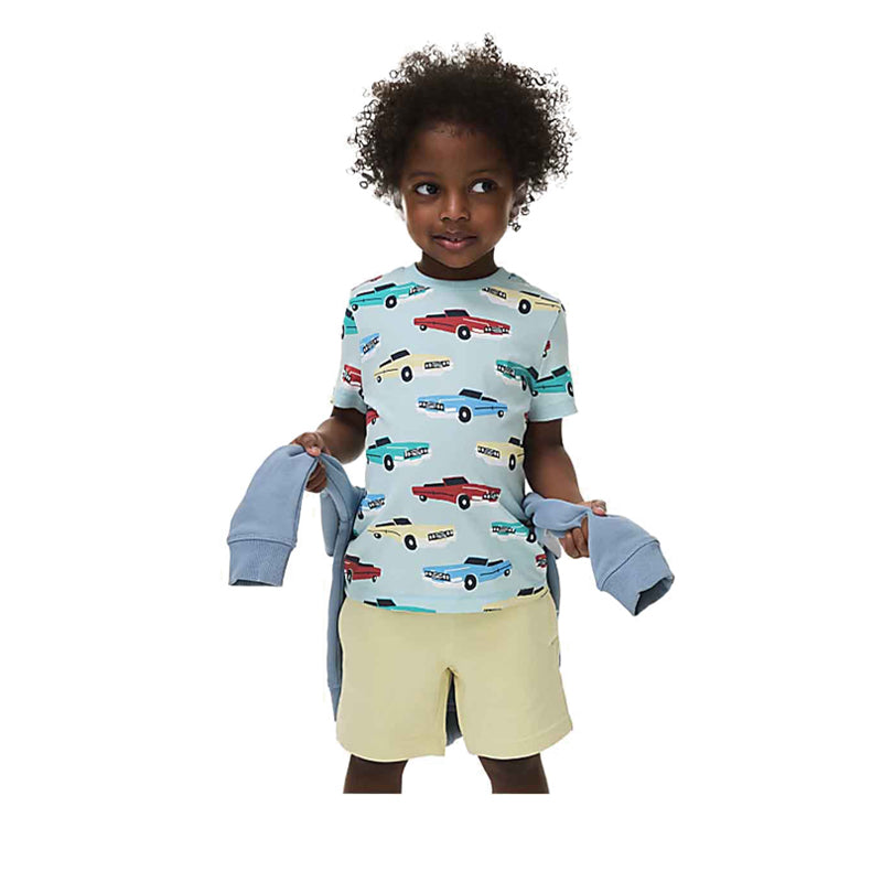 Marks & Spencer Pure Cotton Car Print T-Shirt  - MSP4428B-T88