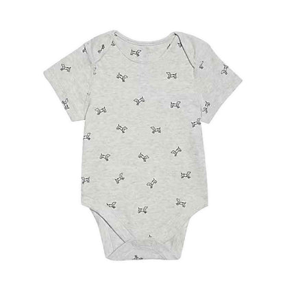 Marks & Spencer 7pk Pure Cotton Dog & Striped Bodysuits  - MSP6533S-T92