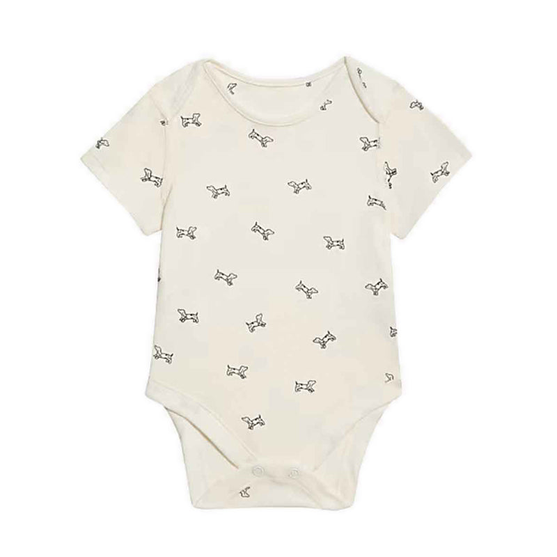 Marks & Spencer 7pk Pure Cotton Dog & Striped Bodysuits  - MSP6533S-T92