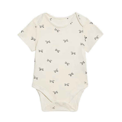 Marks & Spencer 7pk Pure Cotton Dog & Striped Bodysuits  - MSP6533S-T92