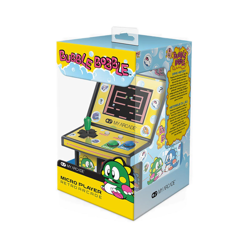My Arcade Micro Player 6.75" Bubble Bobble Collectible Retro - MYADGUNL-3241