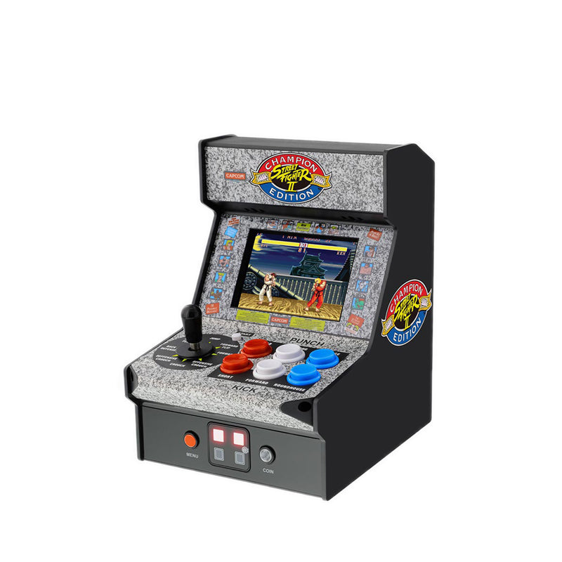 My Arcade Micro Player 7.5" Street Fighter 2 Champion Edition Collectible Retro (Premium Edition) - MYADGUNL-3283