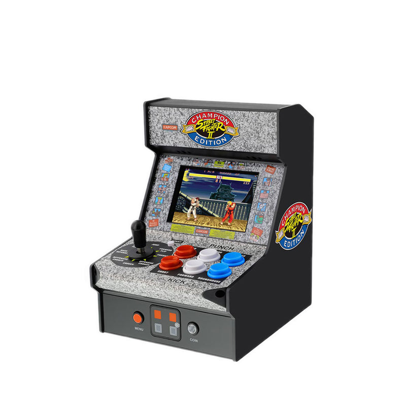 My Arcade Micro Player 7.5" Street Fighter 2 Champion Edition Collectible Retro (Premium Edition) - MYADGUNL-3283