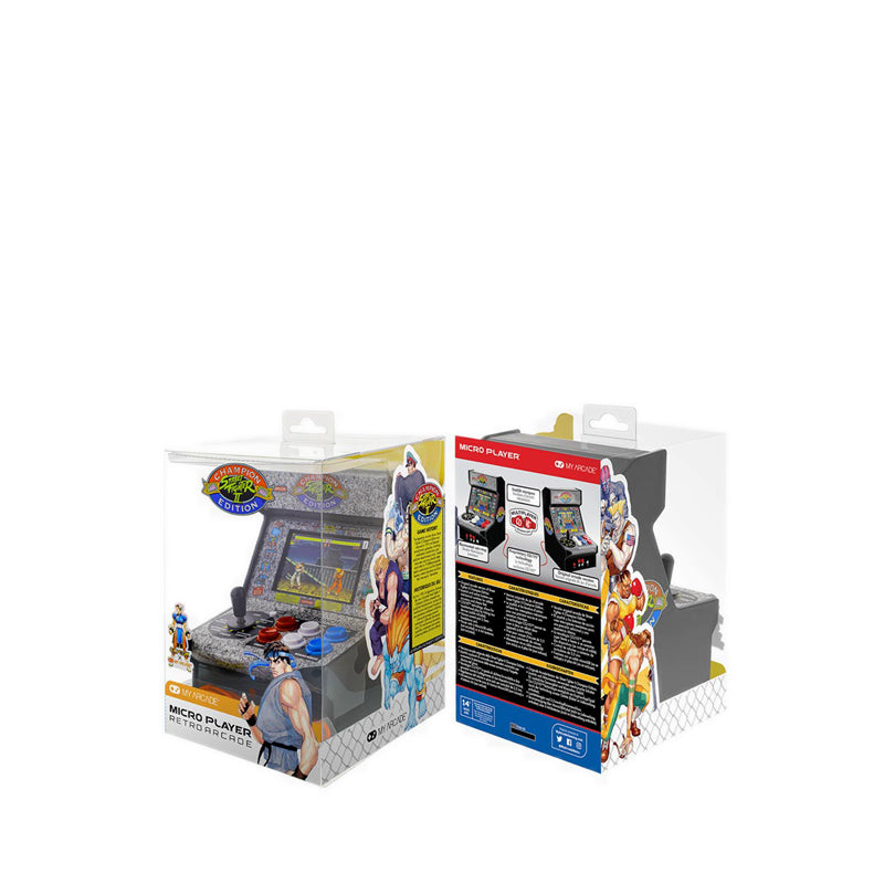 My Arcade Micro Player 7.5" Street Fighter 2 Champion Edition Collectible Retro (Premium Edition) - MYADGUNL-3283