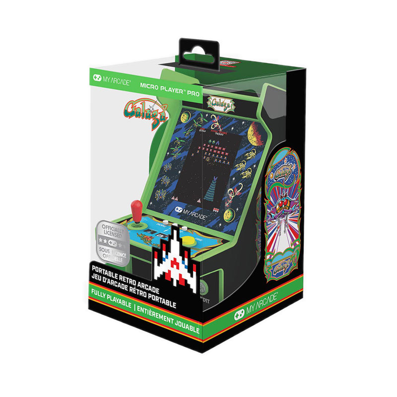 My Arcade Micro Player Pro 6.7" Galaga Portable Retro Arcade (2 Games In 1) - MYADGUNL-4195