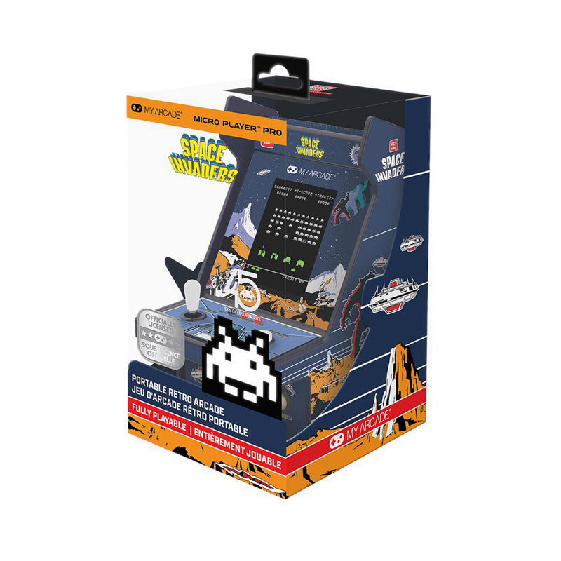 My Arcade Micro Player Pro 6.7" Space Invaders Portable Retro Arcade - MYADGUNL-7004
