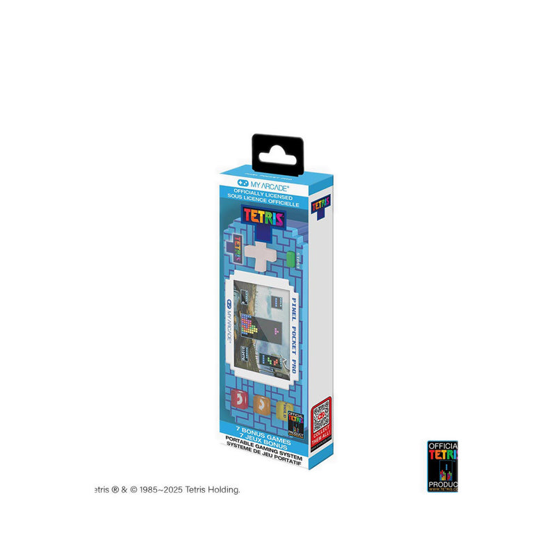 My Arcade Pixel Pocket Pro Tetris Portable Gaming System  - MYADGUNL-7139