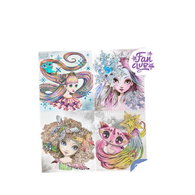 Nebulous Star WATERCOLORING BOOK SET - NBU11133