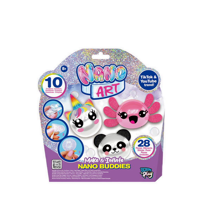 Nano Craft Make and Inflate Nano Buddies  - NNC238101-6L