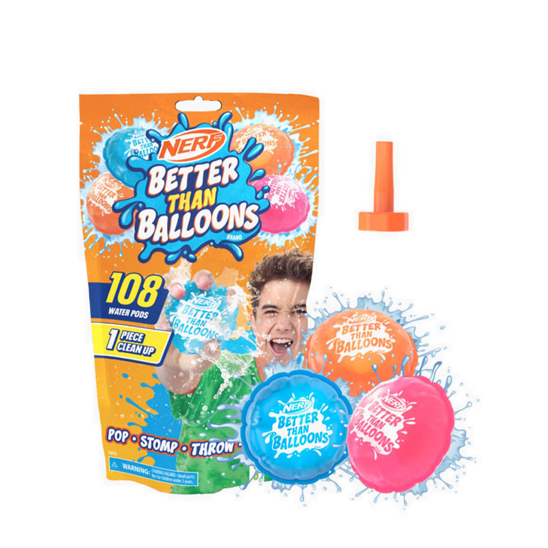 Nerf Better Than Balloons Brand (108 Pods)