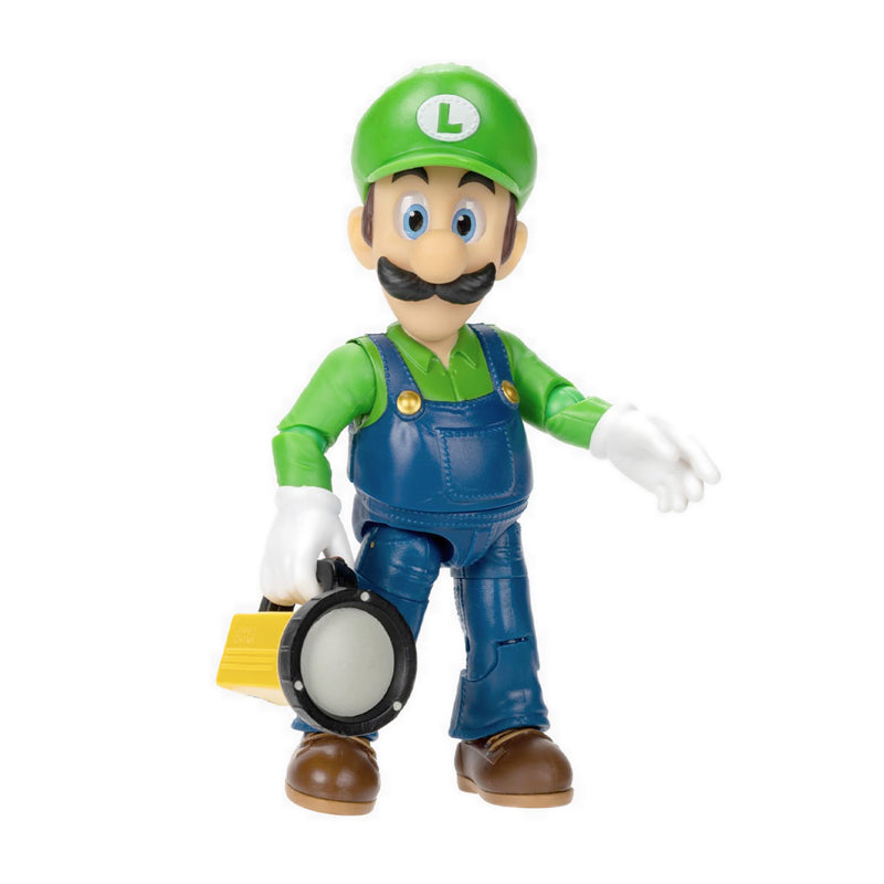 The Super Mario Bros Movie 5" Figure with Accessory – Luigi - NTM41717I