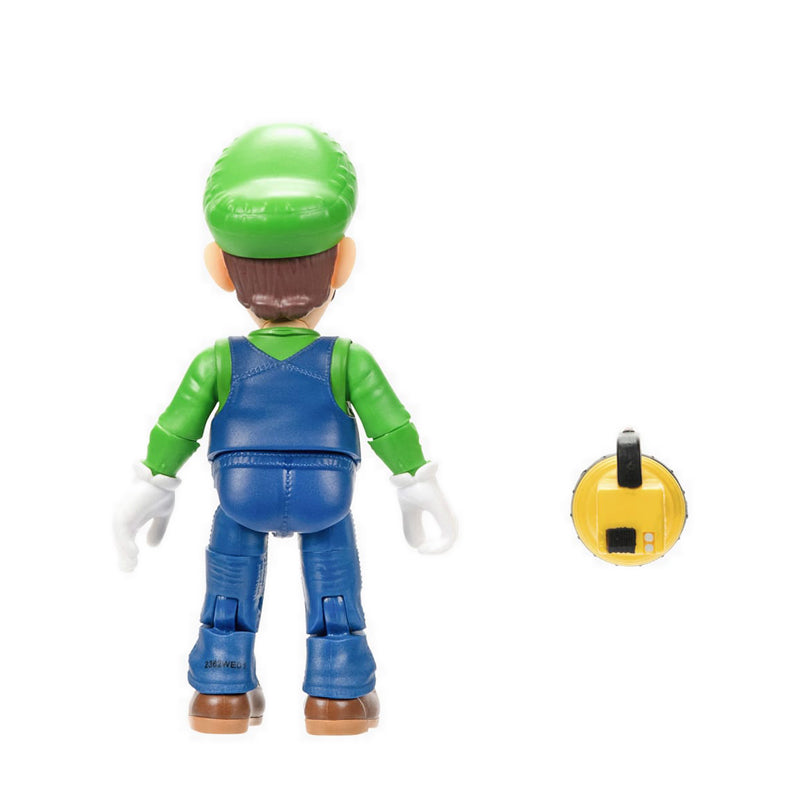 The Super Mario Bros Movie 5" Figure with Accessory – Luigi - NTM41717I