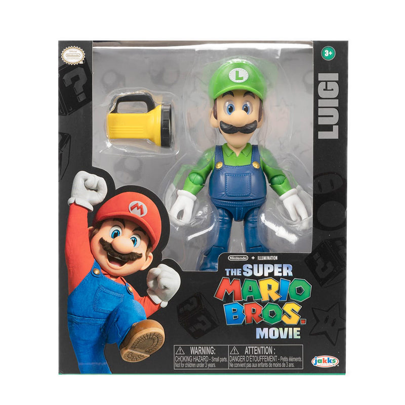 The Super Mario Bros Movie 5" Figure with Accessory – Luigi - NTM41717I