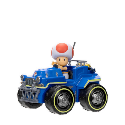 The Super Mario Bros Movie 2.5” Figure with Pull Back Racer – Toad - NTM41770I