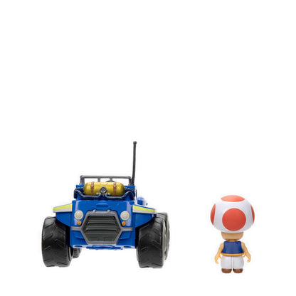 The Super Mario Bros Movie 2.5” Figure with Pull Back Racer – Toad - NTM41770I