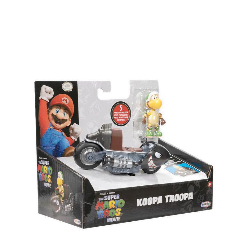 The Super Mario Bros Movie 2.5” Figure with Pull Back Racer – Koopa Troopa - NTM41771I