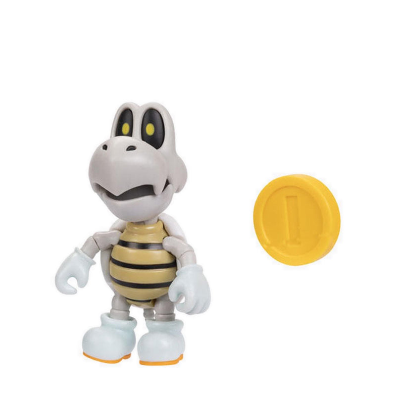 Nitendo Super Mario Nitendo  4In Fig Dry Bones W Coin - NTM41784I