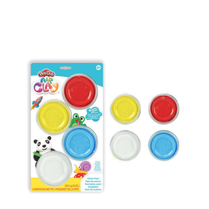 PlayDoh AIr Clay Color Pack (4 Containers) - PDC09110