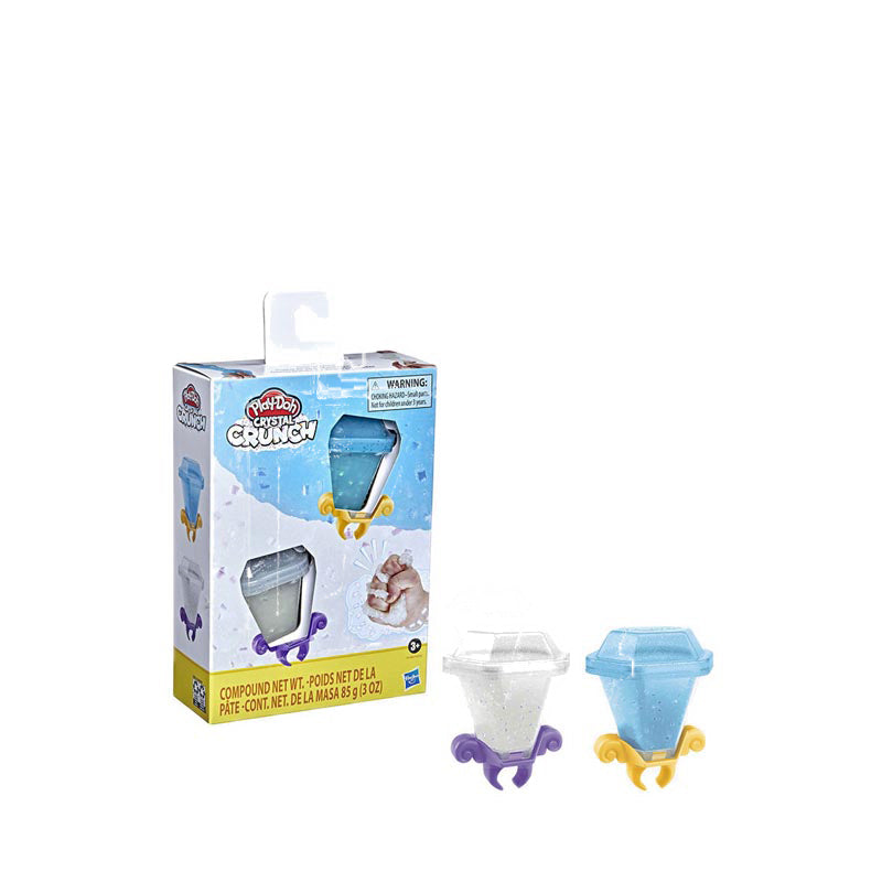 Playdoh Crystal Crunch Gem Dazzlers 2-Pack, Pink Yellow  - PDOF4702